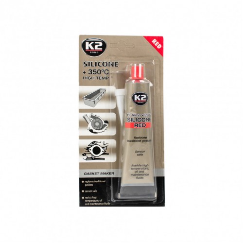 K2 SIL RED (RED SILICON +350С) 85g Силікон герметик (червоний) B2400N B2400N