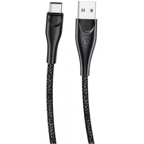 USB кабель Micro USB 200cm Usams Braided Cable U41 /black/ 19346