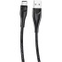 USB кабель Micro USB 200cm Usams Braided Cable U41 /black/ 19346