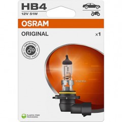 Лампа OSRAM HB4 12V 51W P22d ОРИГІНАЛ 9006-1BL