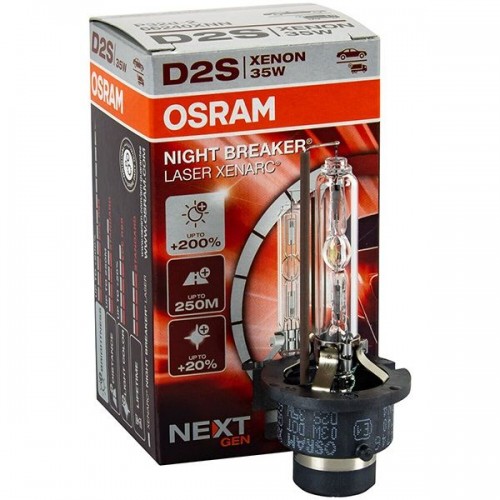 66240XN2-2HB OSRAM Лампа D2S 35W P32D-2 XENARC NIGHT BREAKER LASER NEXT GEN +220% (заміна для 662,2 66240XN2-2HB