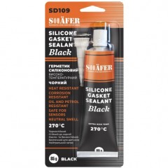 Герметик силіконовий чорний SHAFER SD109 85гр
