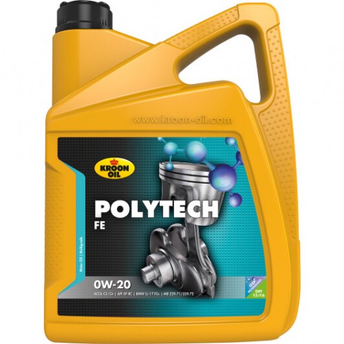 Моторна олива PolyTech FE 0W-20 5л 37569