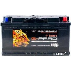 Аккумулятор 110 Аh/12V Fast G-Pard Euro TRC110-F00S