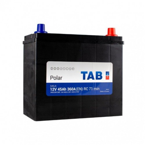 Аккумулятор 45 Ah/12V TAB Polar S Euro Japan 246 845 246 845
