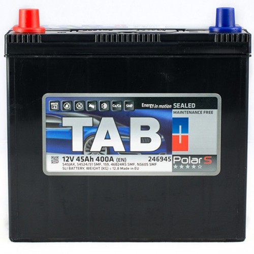 Аккумулятор 45 Ah/12V TAB Polar S Japan АКЦІЯ!!! TPSJ45-1S TPSJ45-1S