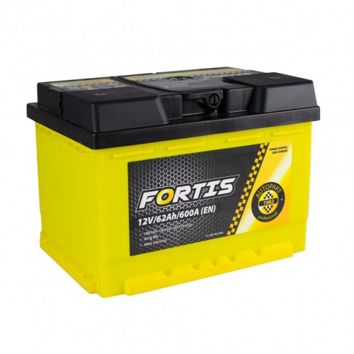 Аккумулятор 62 Ah/12V FORTIS Euro FRT62-00 FRT62-00