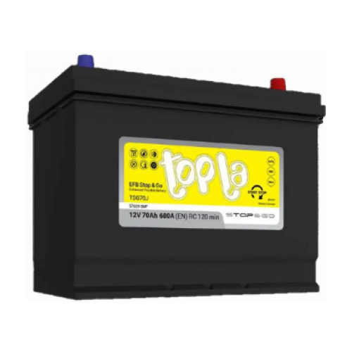Аккумулятор 70 Ah/12V Topla EFB Japan Euro Акція!!! 112 270S 112 270S