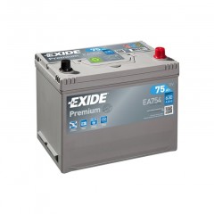 Аккумулятор 75 Ah/12V EXIDE PREMIUM JIS Euro EA754 AE754