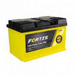 Аккумулятор 75 Ah/12V FORTIS sb_низький Euro FRT75-00L
