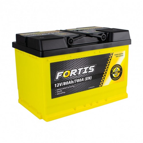 Аккумулятор 80 Ah/12V FORTIS Euro FRT80-00 FRT80-00