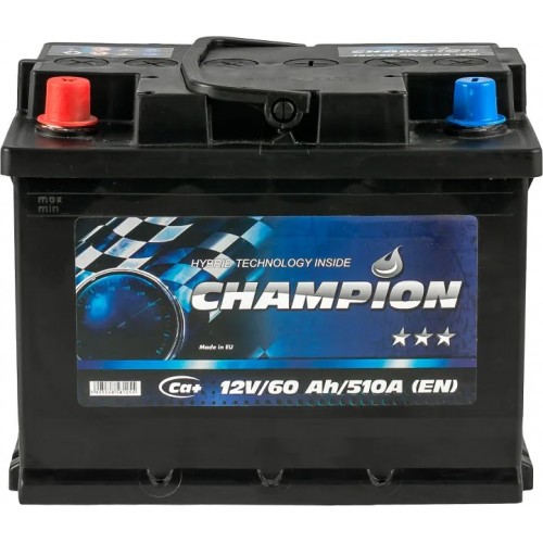 Аккумулятор Black 60 Ah/12V Champion Акція!!! CHB60-1S CHB60-1S