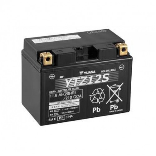 Аккумулятор МОТО Yuasa 12V 11,6Ah High Performance MF VRLA Battery YTZ12S(GEL) YTZ12S