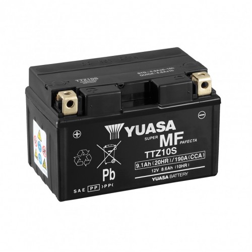 Аккумулятор МОТО Yuasa 12V 9,1Ah High Performance MF VRLA Battery YTZ10S(GEL) YTZ10S