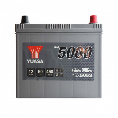 Аккумулятор Yuasa 12V 50Ah Silver High Performance Battery Japan YBX5053 YBX5053
