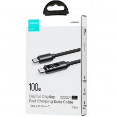 Кабель Type-C Type-C 120cm JoyRoom 100W /black/ S-CC100A13