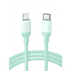 USB кабель Lightning 100cm Usams U Turn /white/ US-SJ097