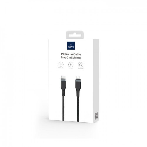 USB кабель Lightning 300cm Wiwu Platinum /black/PT01 17793