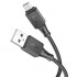 USB кабель Micro USB 100cm Hoco X88 Gratified /black/ 19404