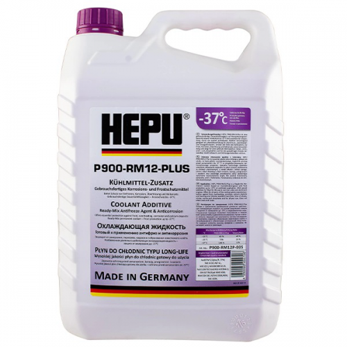 Антифриз Hepu Antifreeze Фіолетовий G12+ 5л. P999-G12Plus-005