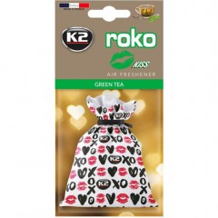Ароматизатор для салону авто K2 Roko Kiss "Зелений чай" 25 г (V822K)