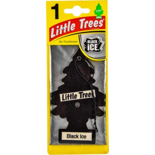 Ароматизатор для салону авто Little Trees "Чорний лід" 5 г (78092) MT0102