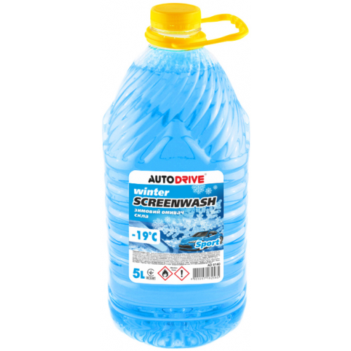 AUTO DRIVE Омивач зимовий WINTER SCREEN WASH SPORT -19 °С, ПЕТ 5л. AD0140 AD0140
