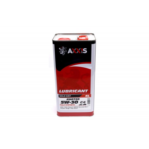 Масло моторн. AXXIS 5W-30 С4 RN0720 (Каністра 4л)