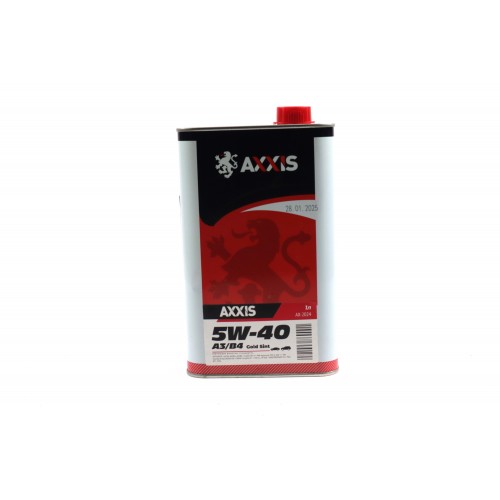 Масло моторн. AXXIS 5W-40 A3/B4 Gold Sint (Каністра 1л)