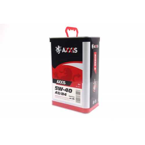 Масло моторн. AXXIS 5W-40 A3/B4 Gold Sint (Каністра 4л)