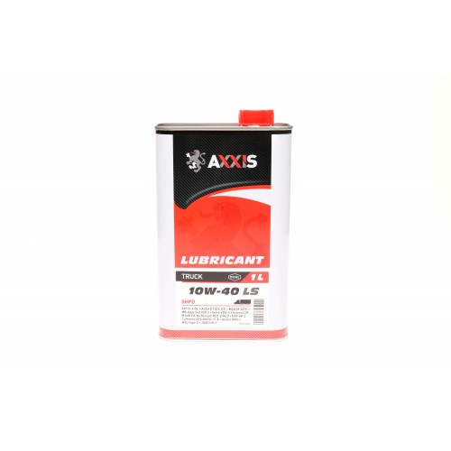 Олива моторн. AXXIS TRUCK 10w-40 LS SHPD (Каністра 1л) AX-2050