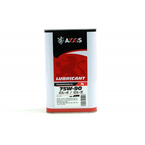 Олива трансміс. AXXIS 75W-90 GL-4/GL-5 (Каністра 1л)