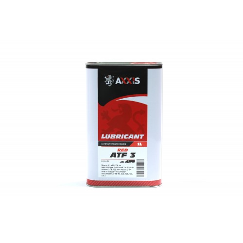 Олива трансміс.(червоне) AXXIS ATF 3 (Каністра 1л)
