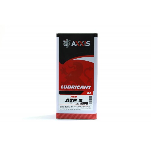 Олива трансміс.(червона) AXXIS ATF 3 (Каністра 4л)
