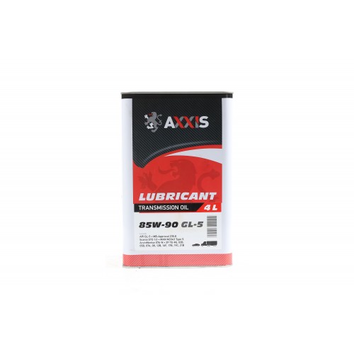 Олива трансміс. AXXIS  85w-90  (Каністра 4л) AX-2072