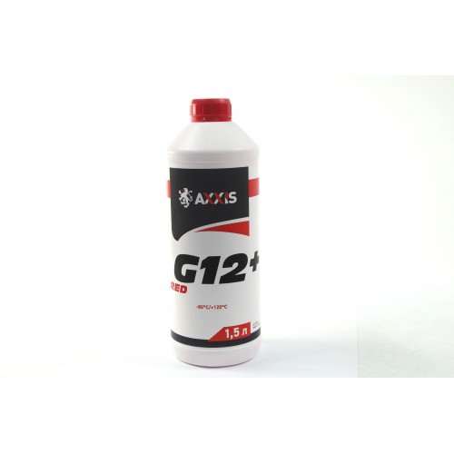 Антифриз <AXXIS> RED концентрат G12+ (-80C) червоний (Каністра 1,5л)