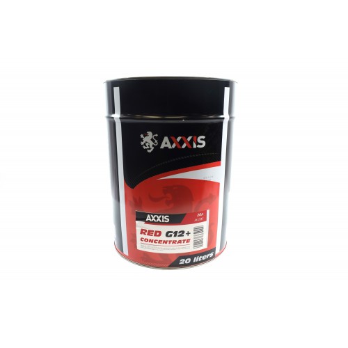Антифриз <AXXIS> RED концентрат G12+ (-80C) червоний (Каністра 20л/22,4кг)
