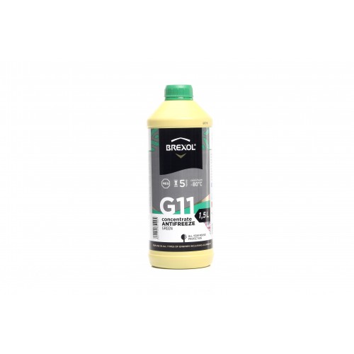 Антифриз <BREXOL> GREEN CONCENTRATE G11 (-80C) 1,5L
