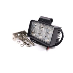 Фара LED прямокутна 18W, 6 ламп, 110 * 65 мм, вузький промінь <ДК>