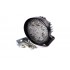 Фара LED додаткова 12/24V/27W (9 діодів) (кругла) 110 * 128мм, вузький промінь <ДК>