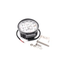 Фара LED додаткова 12/24V/42W, 14 діодів (кругла) 116х137,5мм, широкий промінь <ДК>
