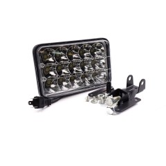 Фара LED прямоугольная 45W, 15 ламп, 110*170мм, узкий луч.