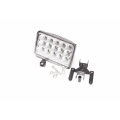 Фара LED прямокутна 45W, 15 ламп, 110 * 170мм, широкий промінь <ДК>