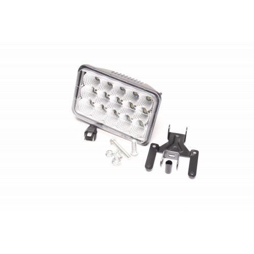 Фара LED прямокутна 45W, 15 ламп, 110 * 170мм, широкий промінь <ДК>