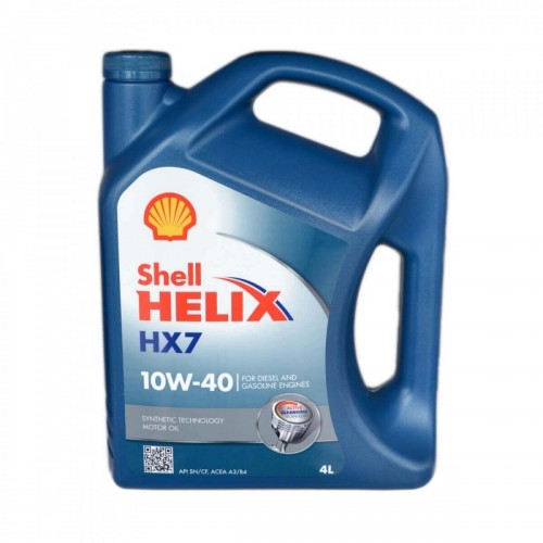 Моторна олива Shell Helix HX7 10w40 4л SN/CF A3/B4 (синій)