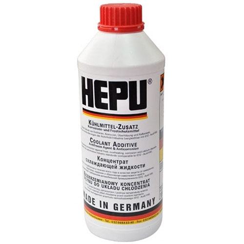 Концентрат антифризу G12 HEPU червоний 1,5л