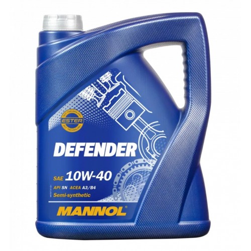 Моторна олива Mannol Defender 10w40 5л SN