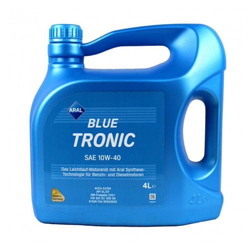 Моторна олива ARAL Blue Tronic II 10w40 4л SL/CF, A3/B4 VW 505