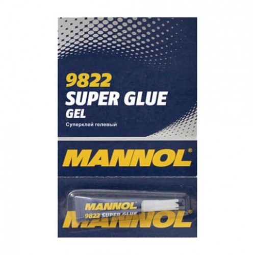 Клей секундний Mannol 9822 GEL Super Glue 3гр