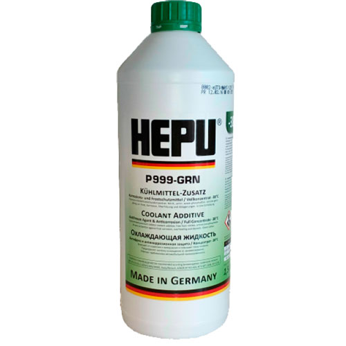 Концентрат антифризу G11 HEPU зелений 1,5л
